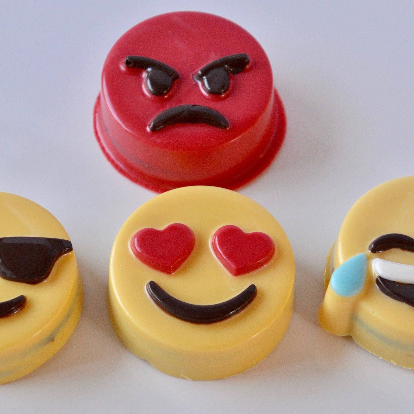 $3 Chocolate Covered Emoji Oreos: Heart Eyes