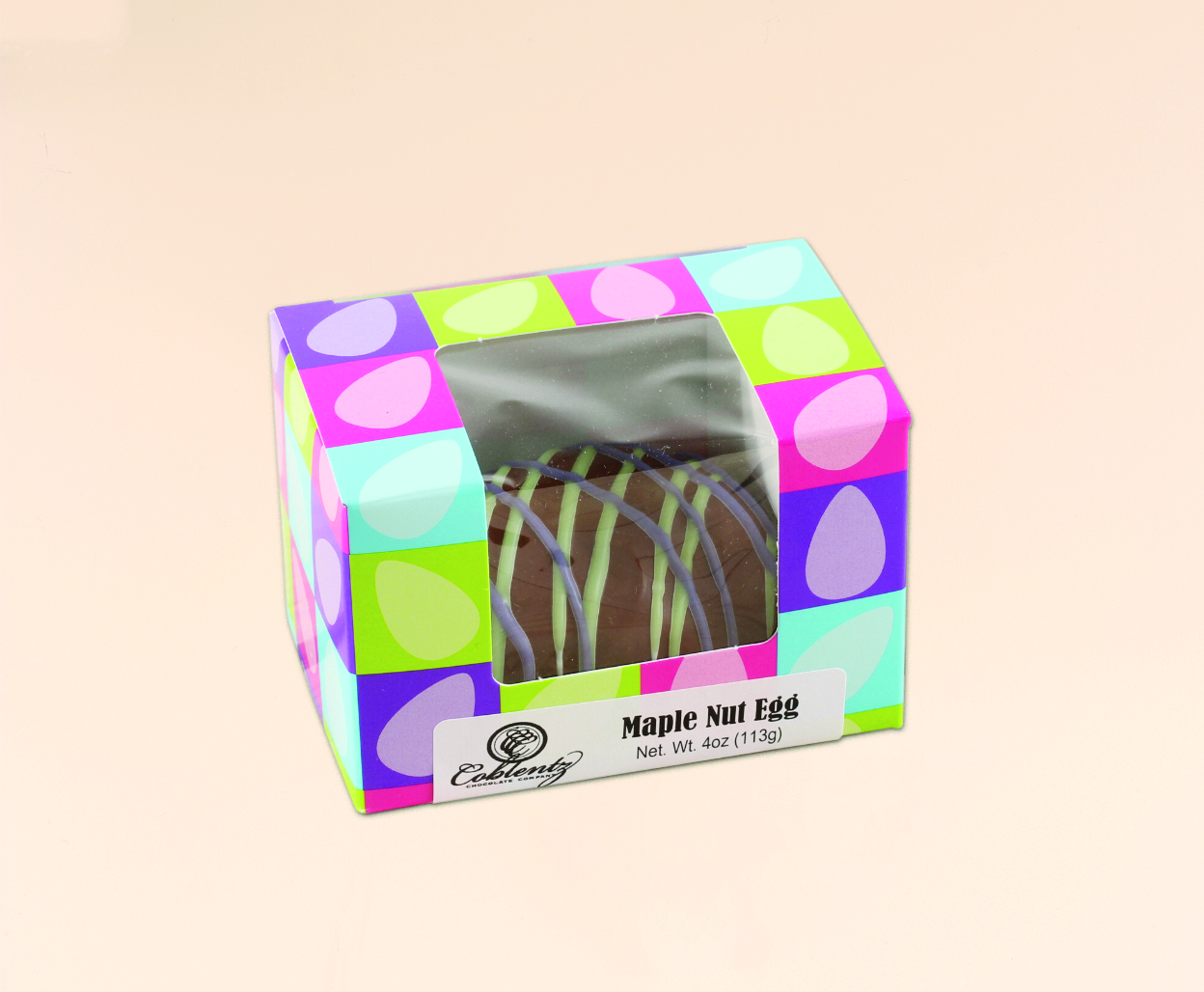 Milk Chocolate Maple Cream Filled Egg, 4 oz
