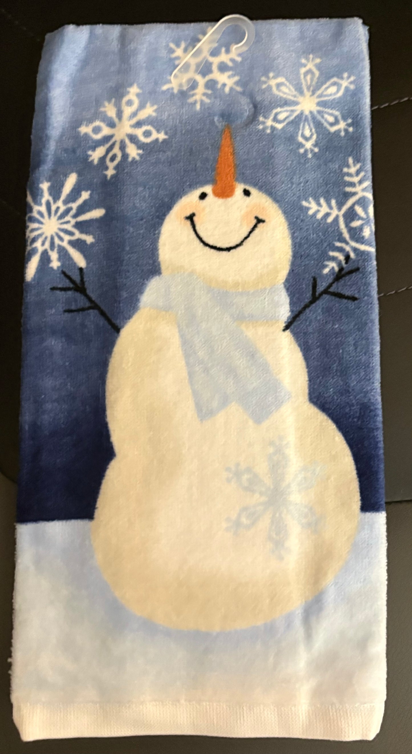 Snowman & Snow kitchen towel - $10 or 3/$25 (mix & match)