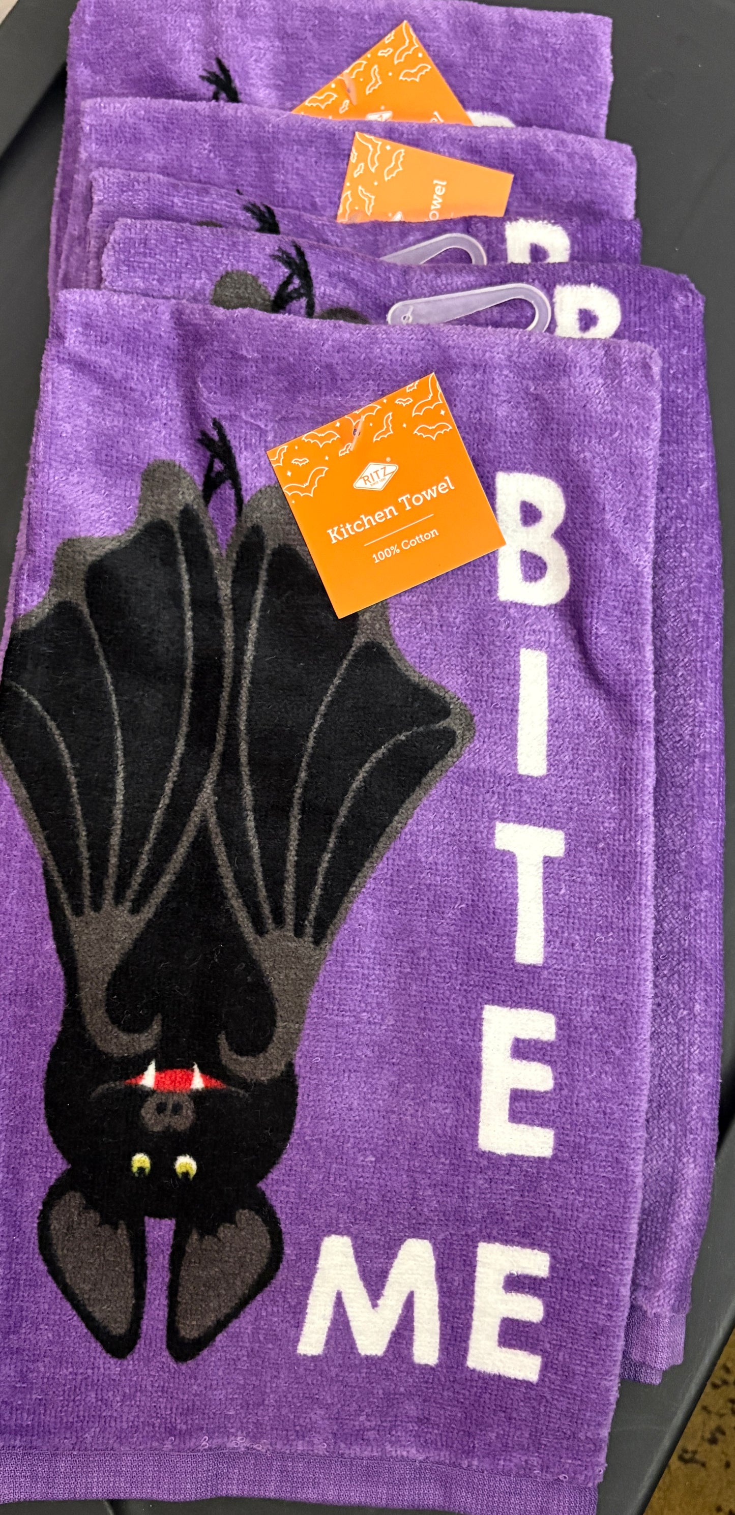 Updated- Bite Me Kitchen Towel- $6 or 10/$50 (Mix & Match)