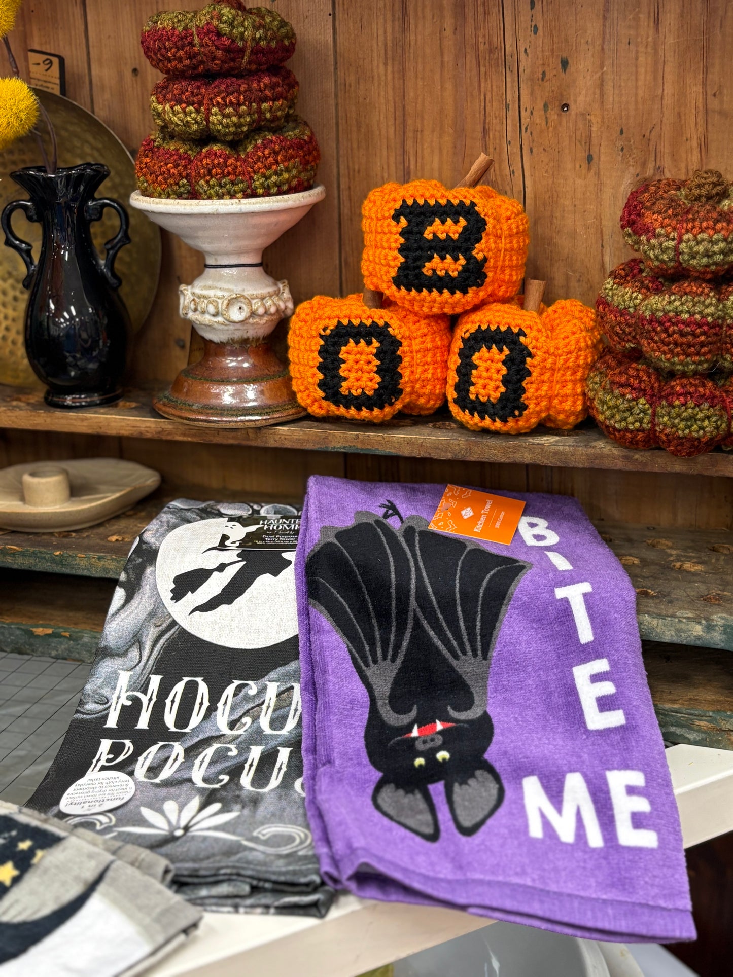 BOO Pumpkins- Black/Orange