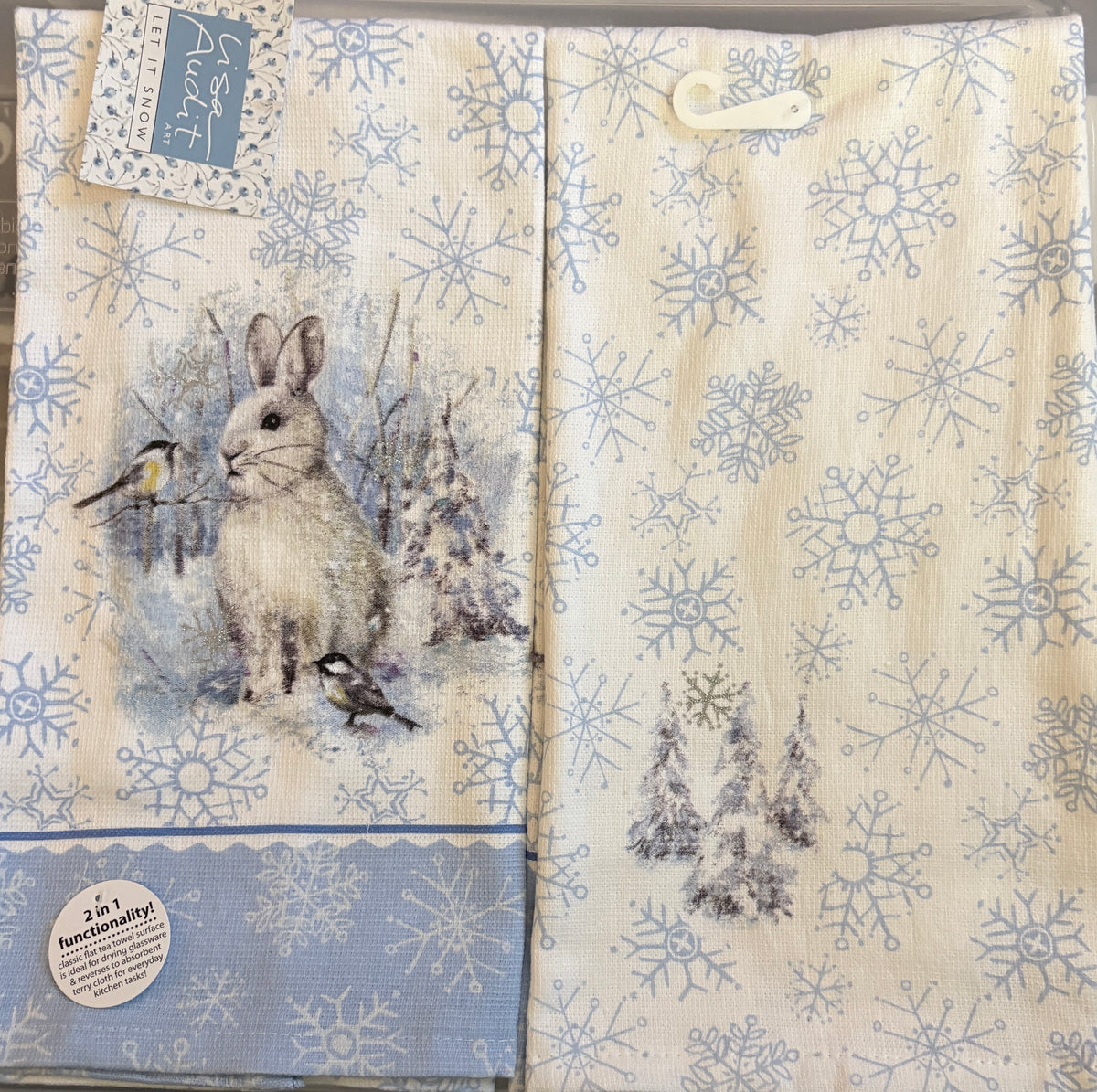 Snow Bunny Kitchen Towel - $10 or 3/$25 (Mix & Match)*
