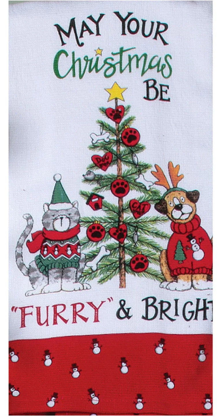 Furry & Bright kitchen towel - $10 or 3/$25 (mix or match)