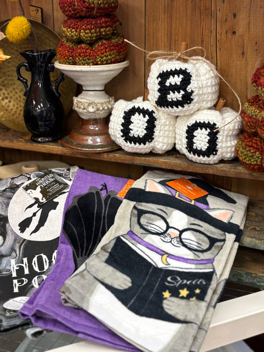 BOO Pumpkins White/Black