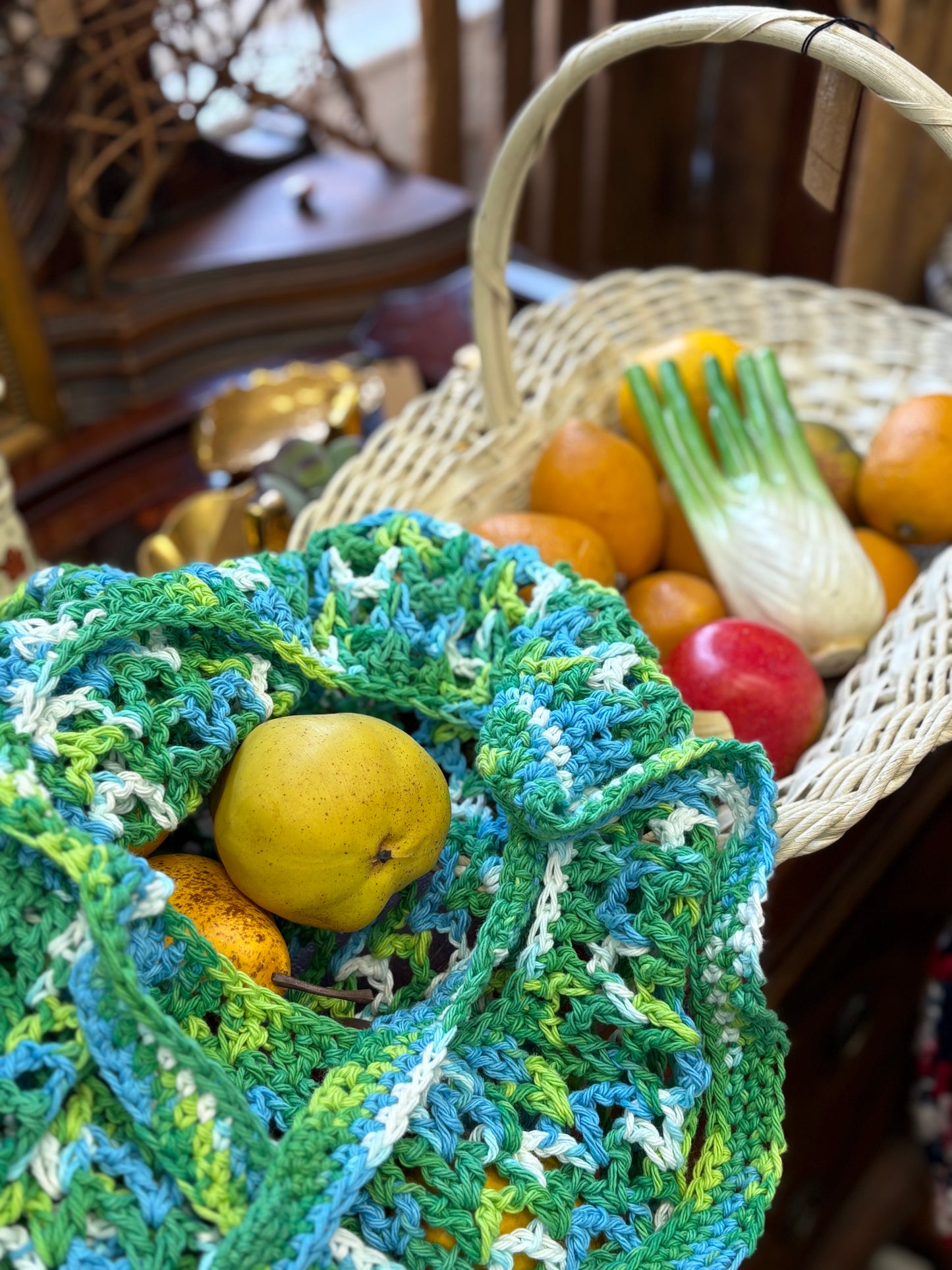 Market Bag- Autumn Leaves