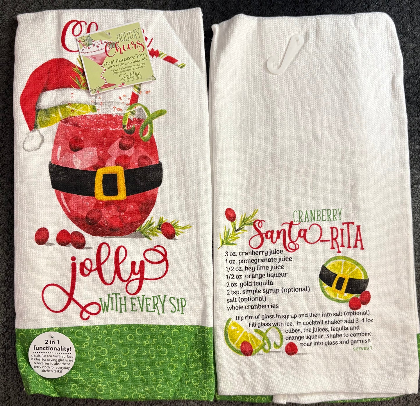 Closer to Jolly Kitchen Towel- $10 or 3/$25 (mix and match)