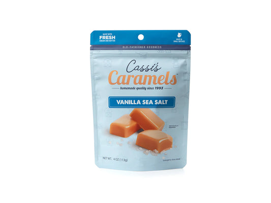 Cassi’s Vanilla Sea Salt Caramels