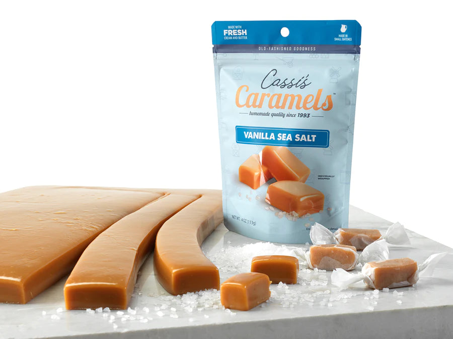 Cassi’s Vanilla Sea Salt Caramels