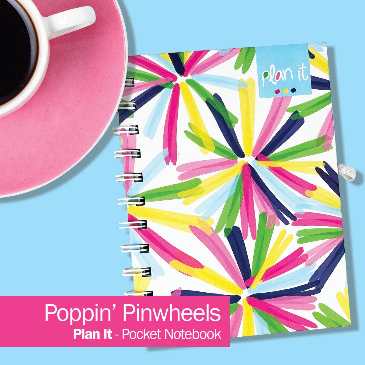 Pocket Notebooks | List, Plan, Doodle | Plan It - Poppin' Pinwheels