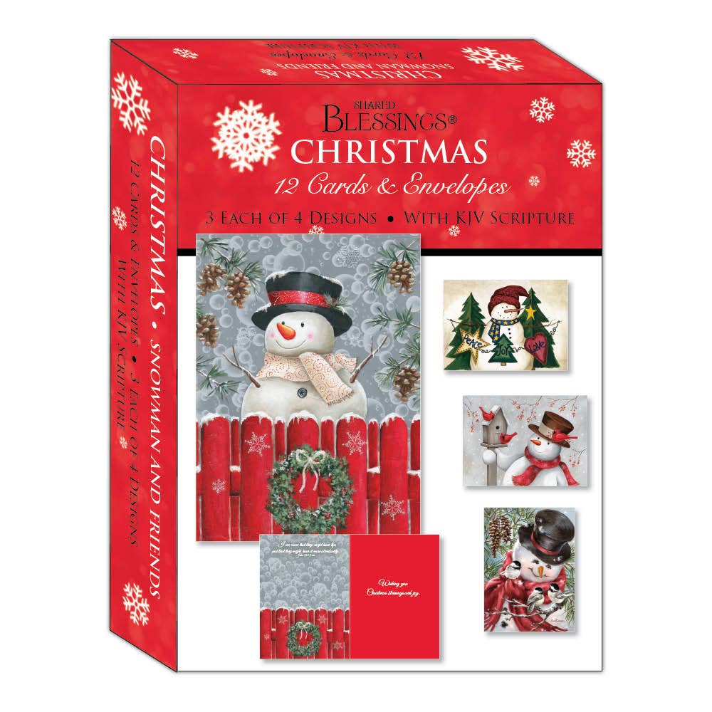 Snowman and Friends  - Boxed Christmas Cards