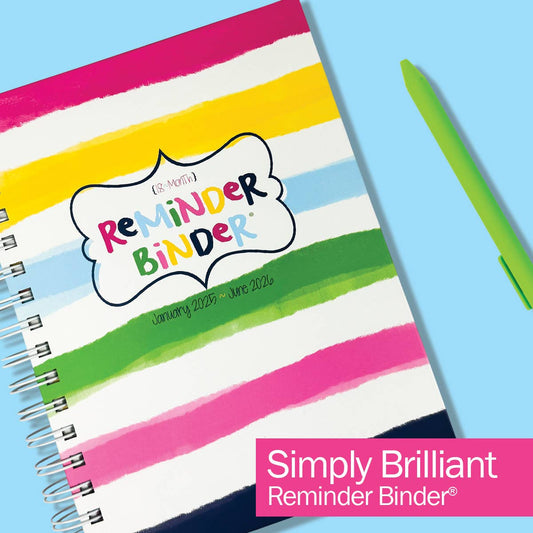 NEW! Reminder Binder® Planner [Jan 25-June 26] | Simply Brilliant