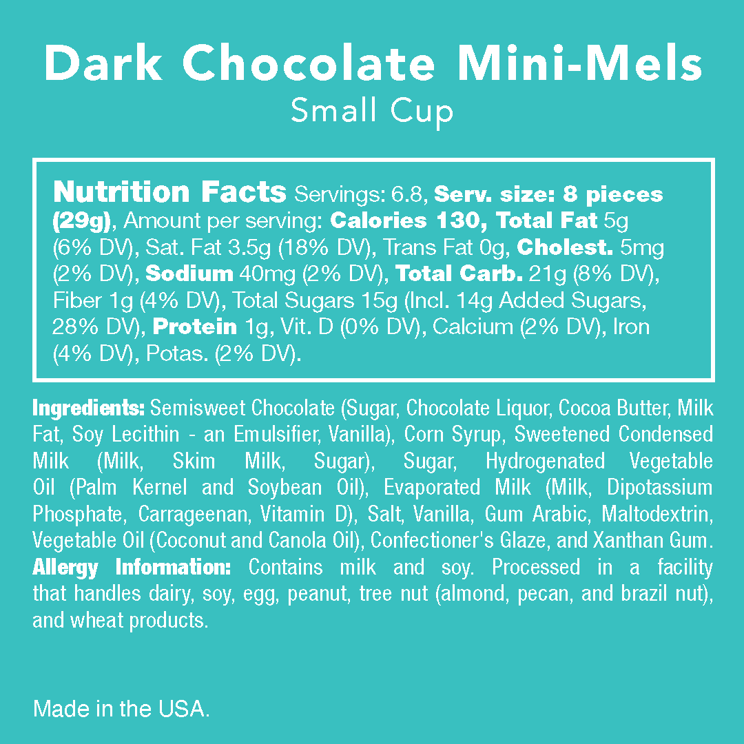 Dark Chocolate Mini-Mels