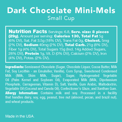 Dark Chocolate Mini-Mels