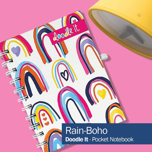 Pocket Notebooks | List, Plan, Doodle | Doodle It - Rain-Boho