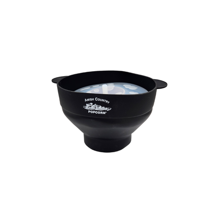 Silicone Microwave Popper: Green