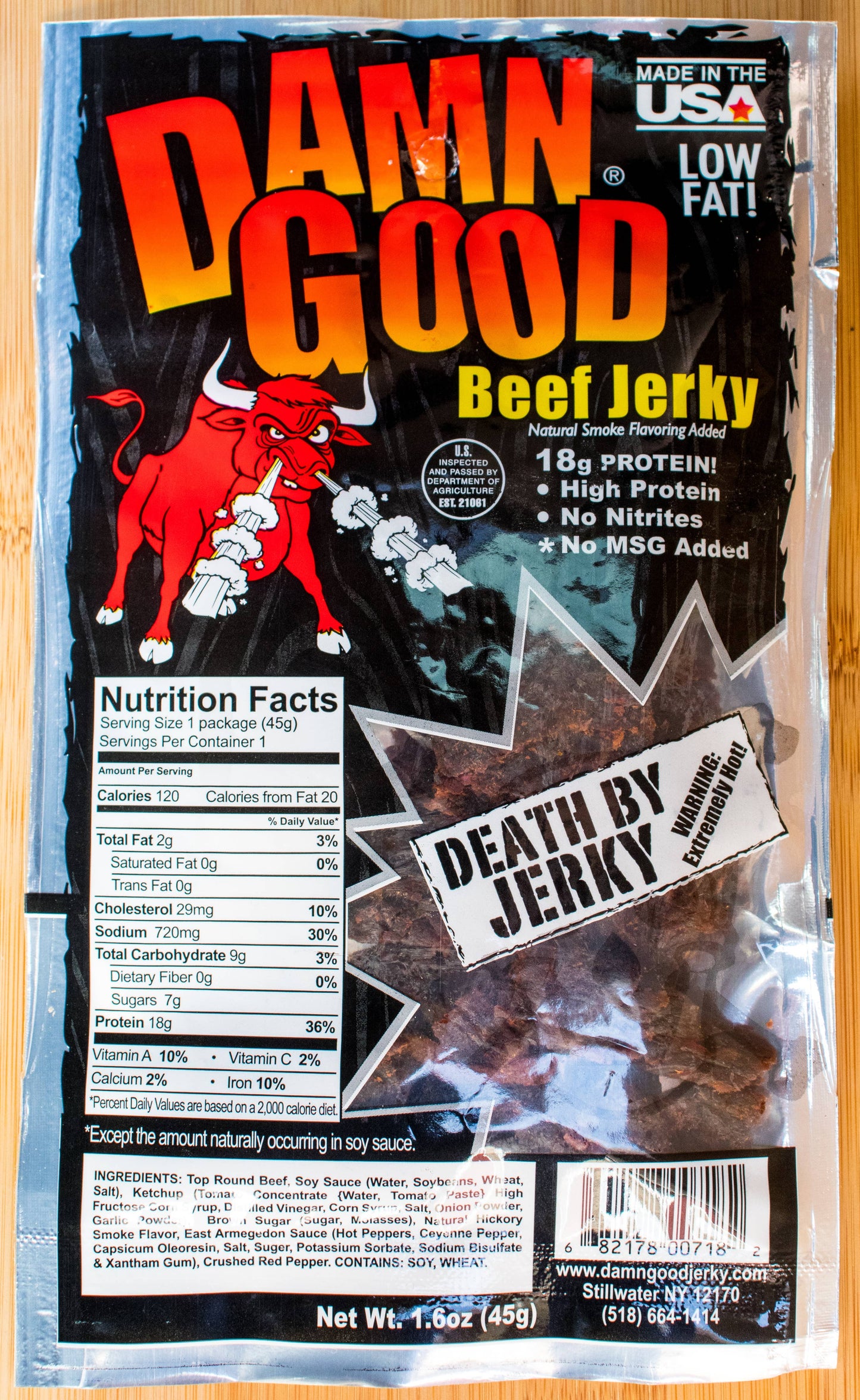 1.6 oz Death By Jerky Beef Jerky