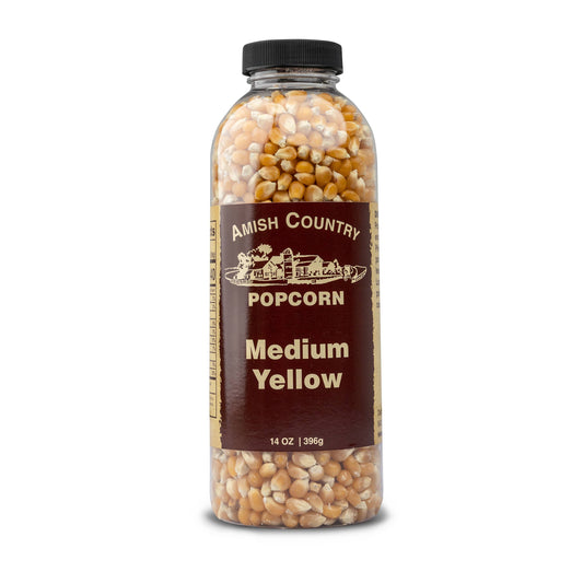 14oz Bottle of Medium Yellow Popcorn
