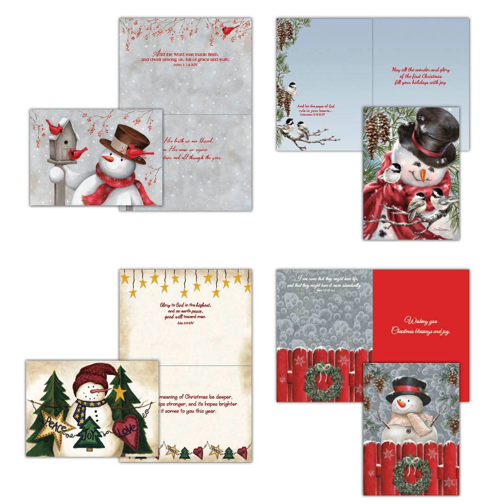 Snowman and Friends  - Boxed Christmas Cards