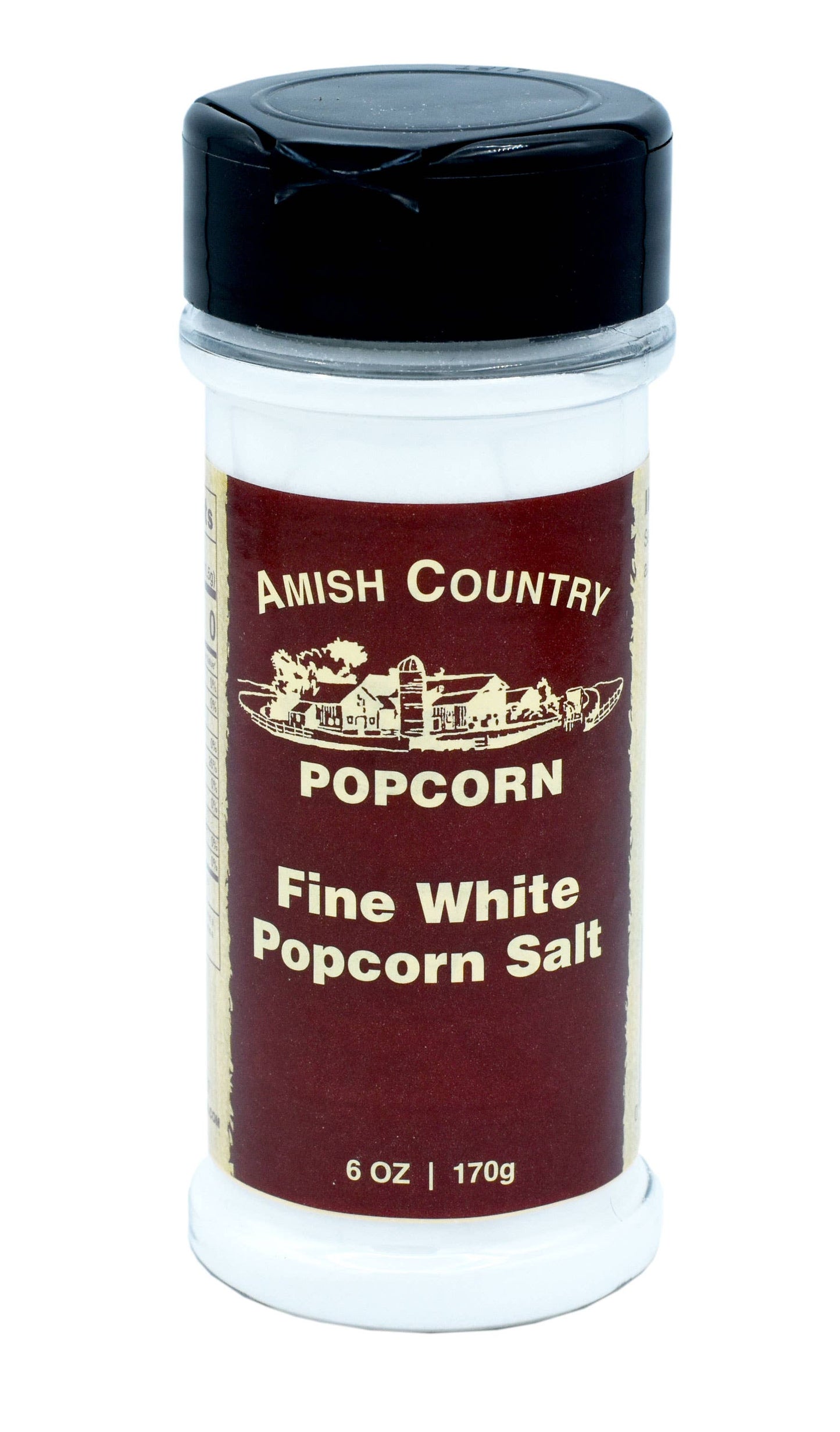 5.5oz Bottle of Fine White Popcorn Salt