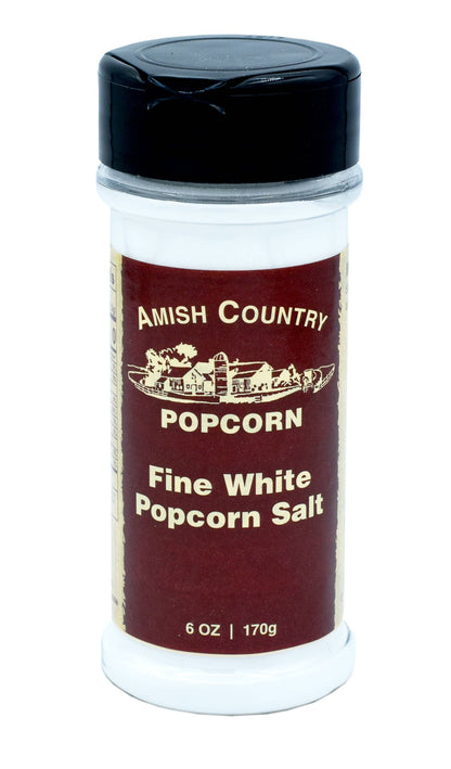 5.5oz Bottle of Fine White Popcorn Salt