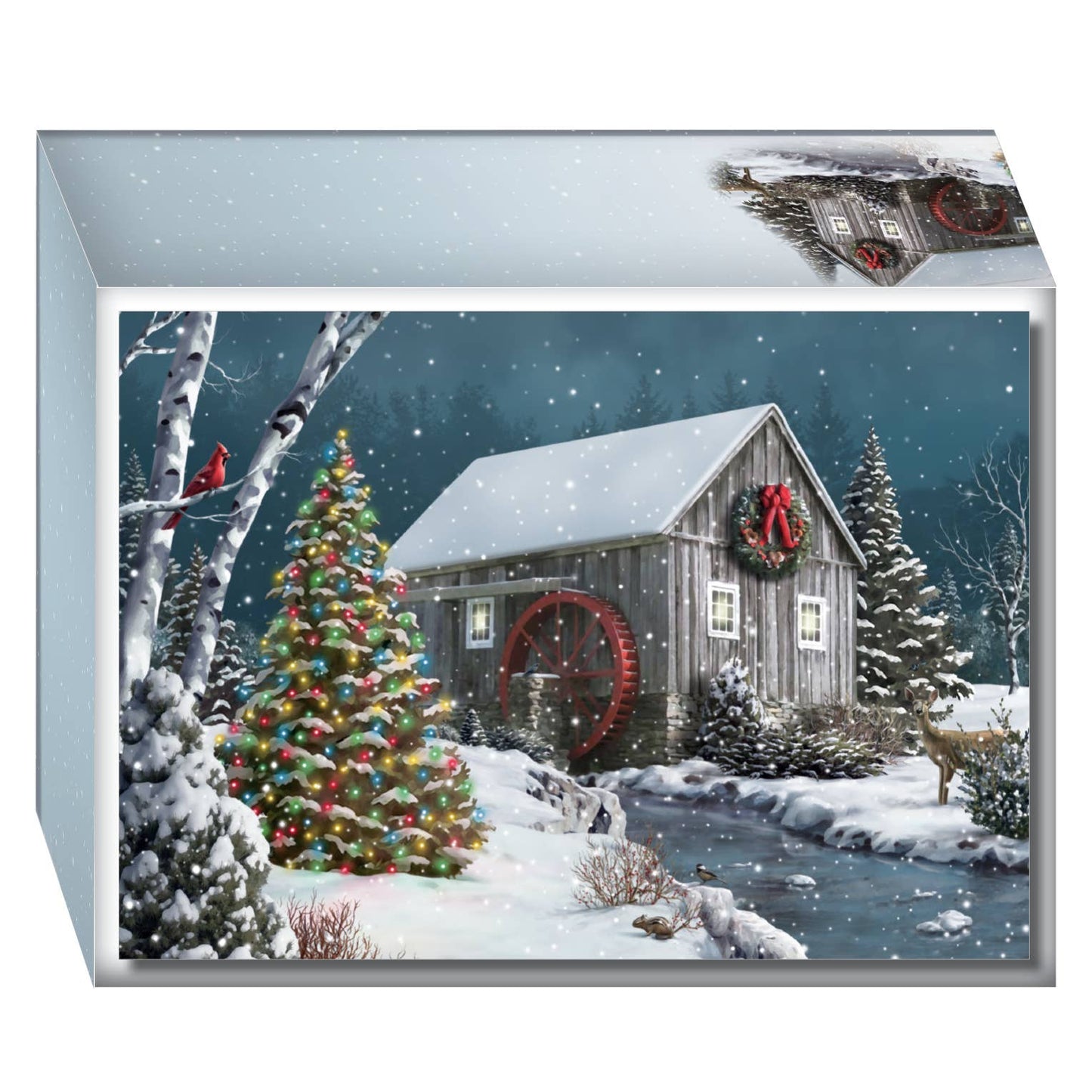 In the Falling Snow - Boxed Christmas Cards, 30 Cards