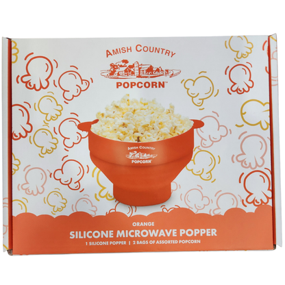 Silicone Microwave Popper: Black