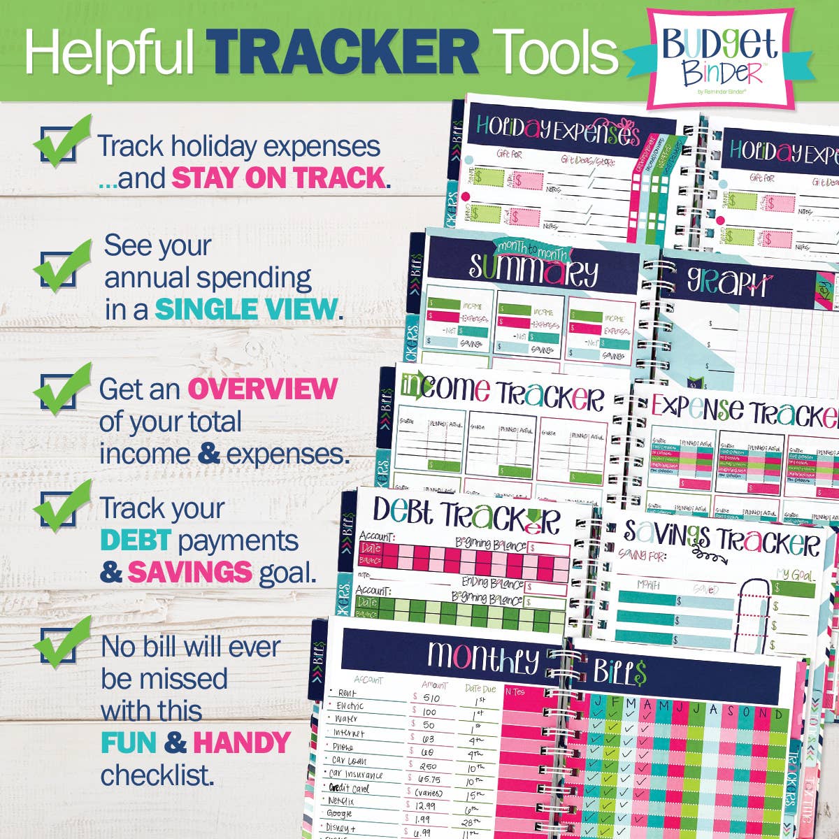 Budget Binder™ Bill Tracker Financial Planner |Wavy