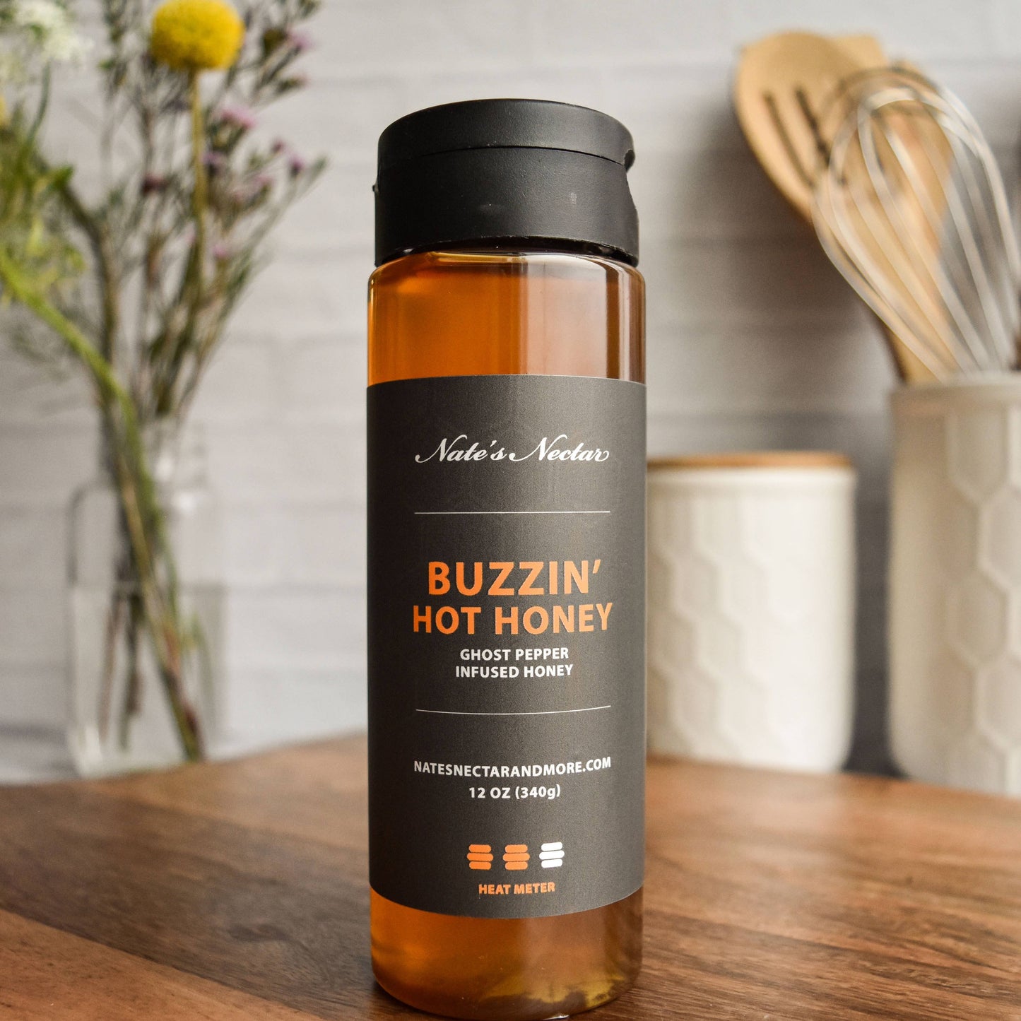 Buzzin' Hot Honey, Plastic Squeeze Bottle