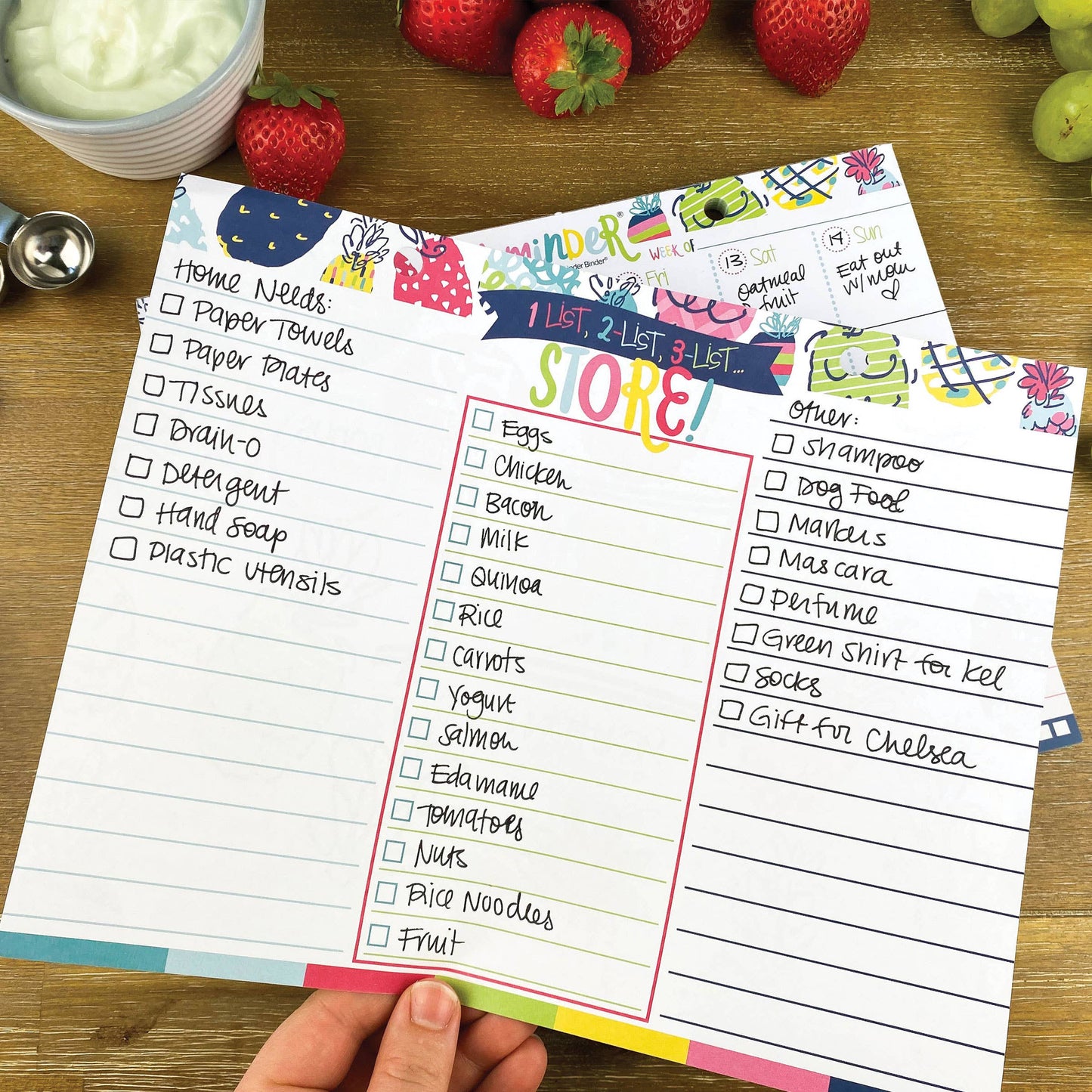 52-Week Meal Minder® Weekly Menu Planner Pad |