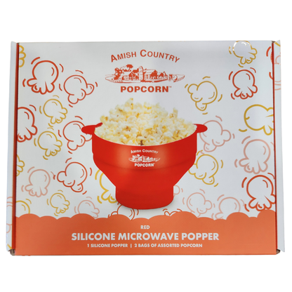 Silicone Microwave Popper: Purple