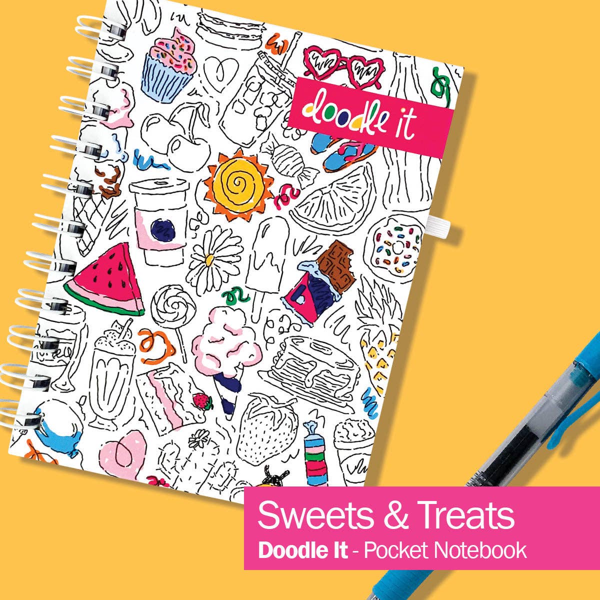 Pocket Notebooks | List, Plan, Doodle | Doodle It - Rain-Boho