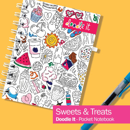 Pocket Notebooks | List, Plan, Doodle | Doodle It - Rain-Boho