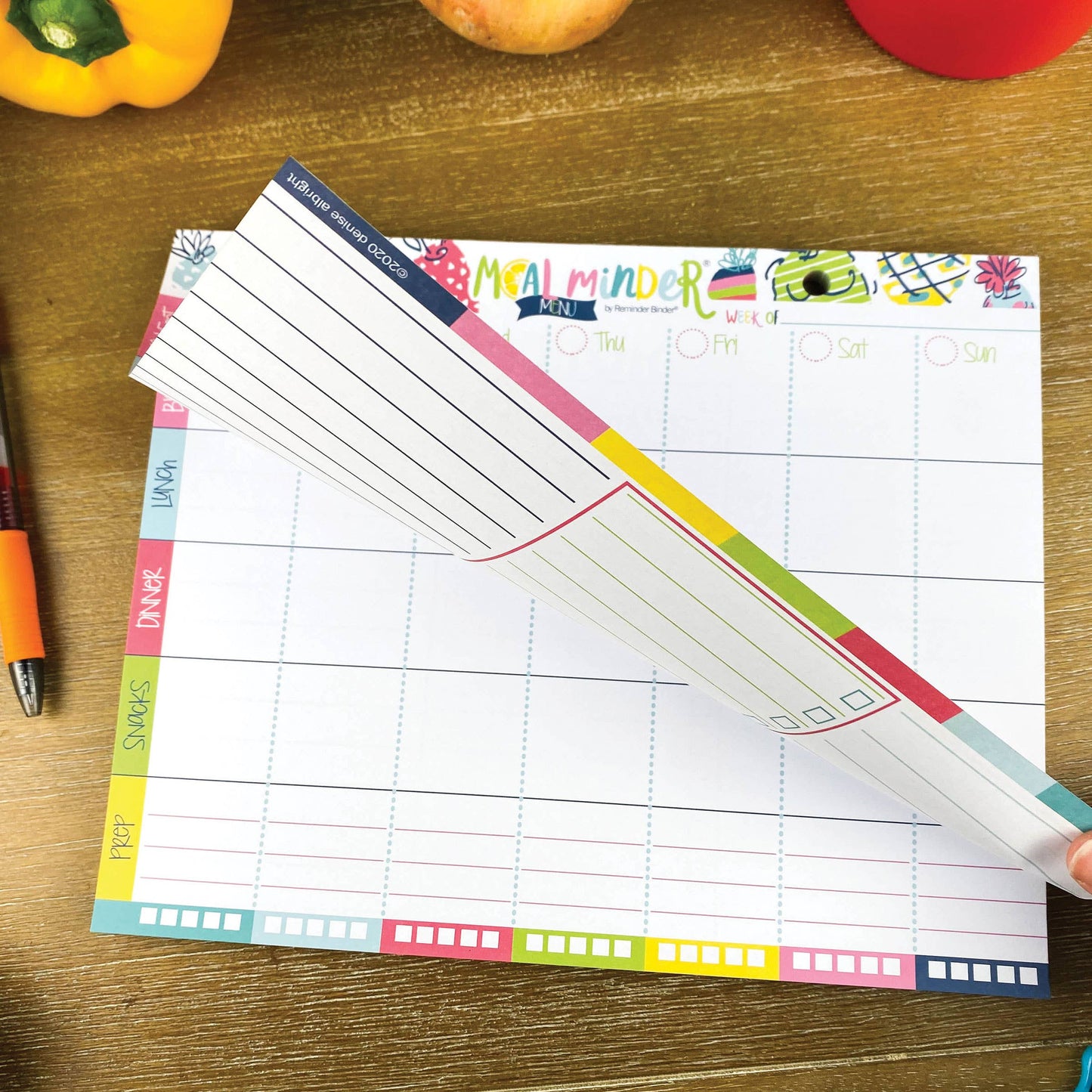 52-Week Meal Minder® Weekly Menu Planner Pad |