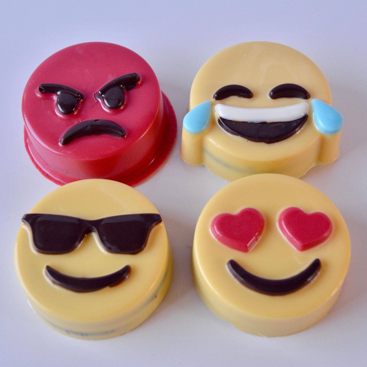 Chocolate Covered Emoji Oreos: Angry