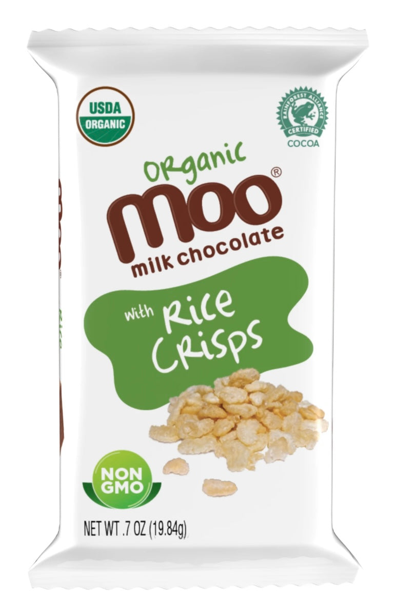 Organic Rice Crisps & Milk Chocolate Mini Bars, 0.7 oz