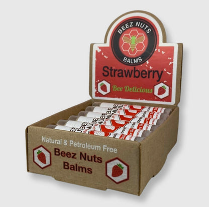 Beez Nuts Lip Balm- Strawberry