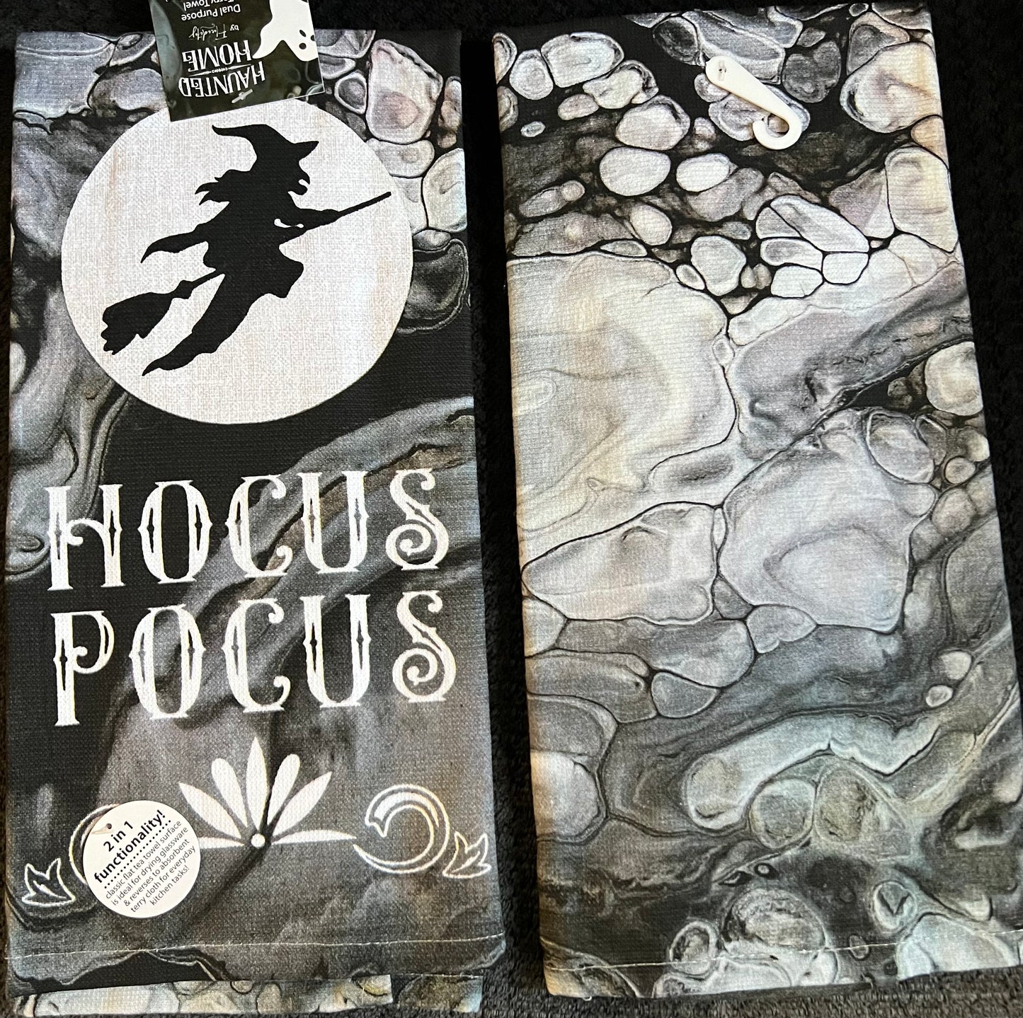 Hocus Pocus kitchen towel- $10 or 3/$25 (mix and match)