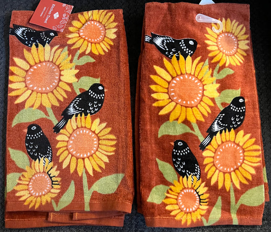 Sunflower & Crows- $10 or 3/$25 (mix and match)