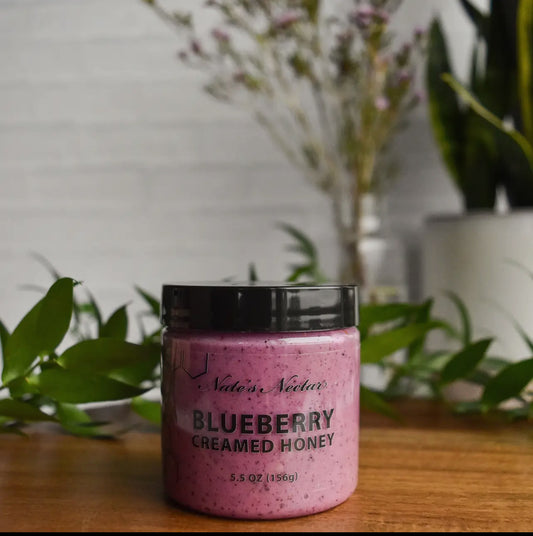 Blueberry Creamed Honey