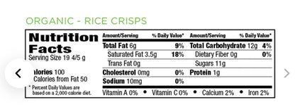 Organic Rice Crisps & Milk Chocolate Mini Bars, 0.7 oz