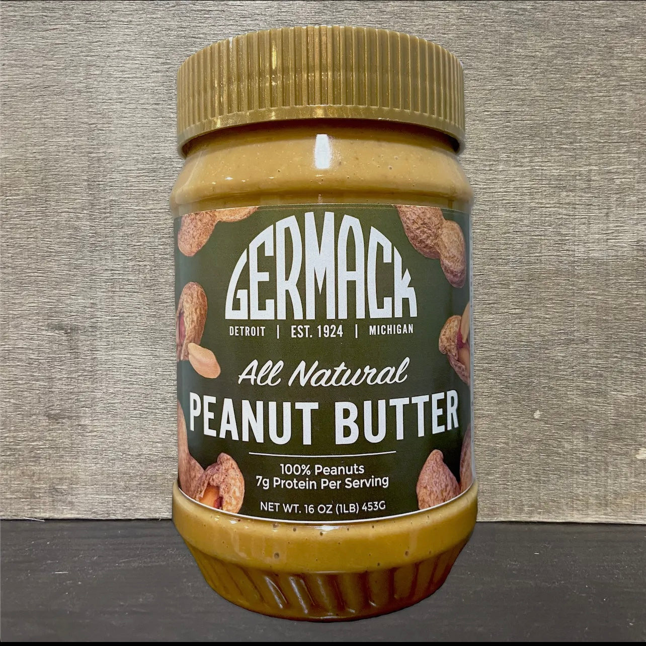 Germack Natural Peanut Butter 16 oz.