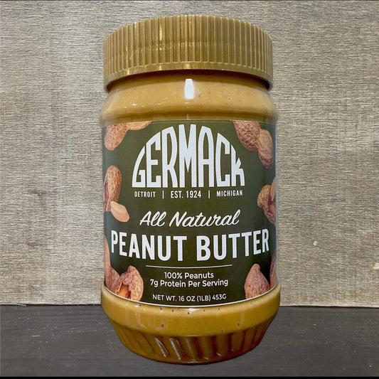 Germack Natural Peanut Butter 16 oz.