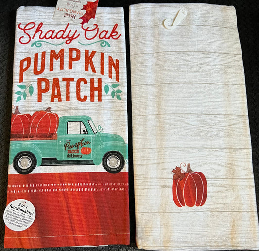 Pumpkin Patch kitchen towel- $10 or 3/$25 (mix and match)