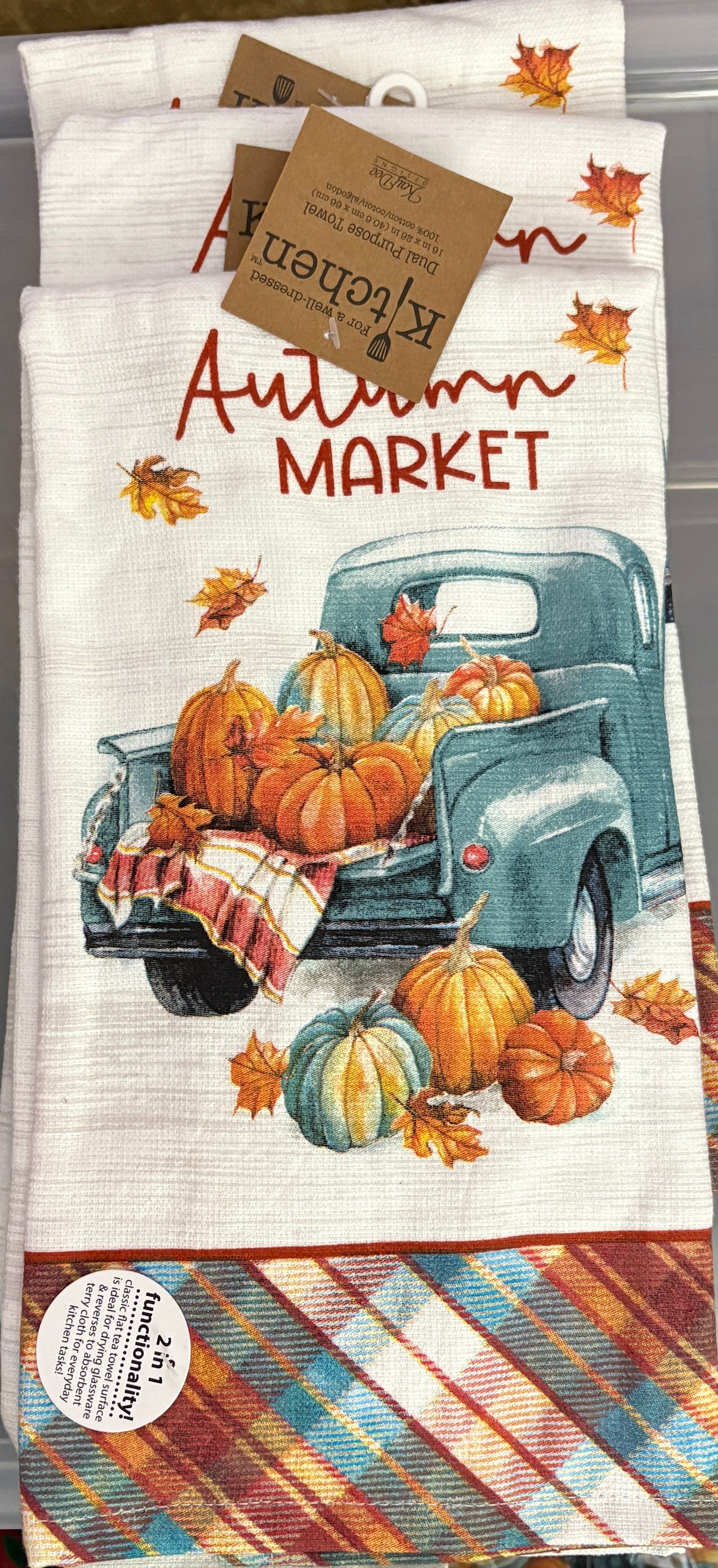 Updated- Autumn Market Kitchen Towel- $6 or 10/$50 (Mix & Match)
