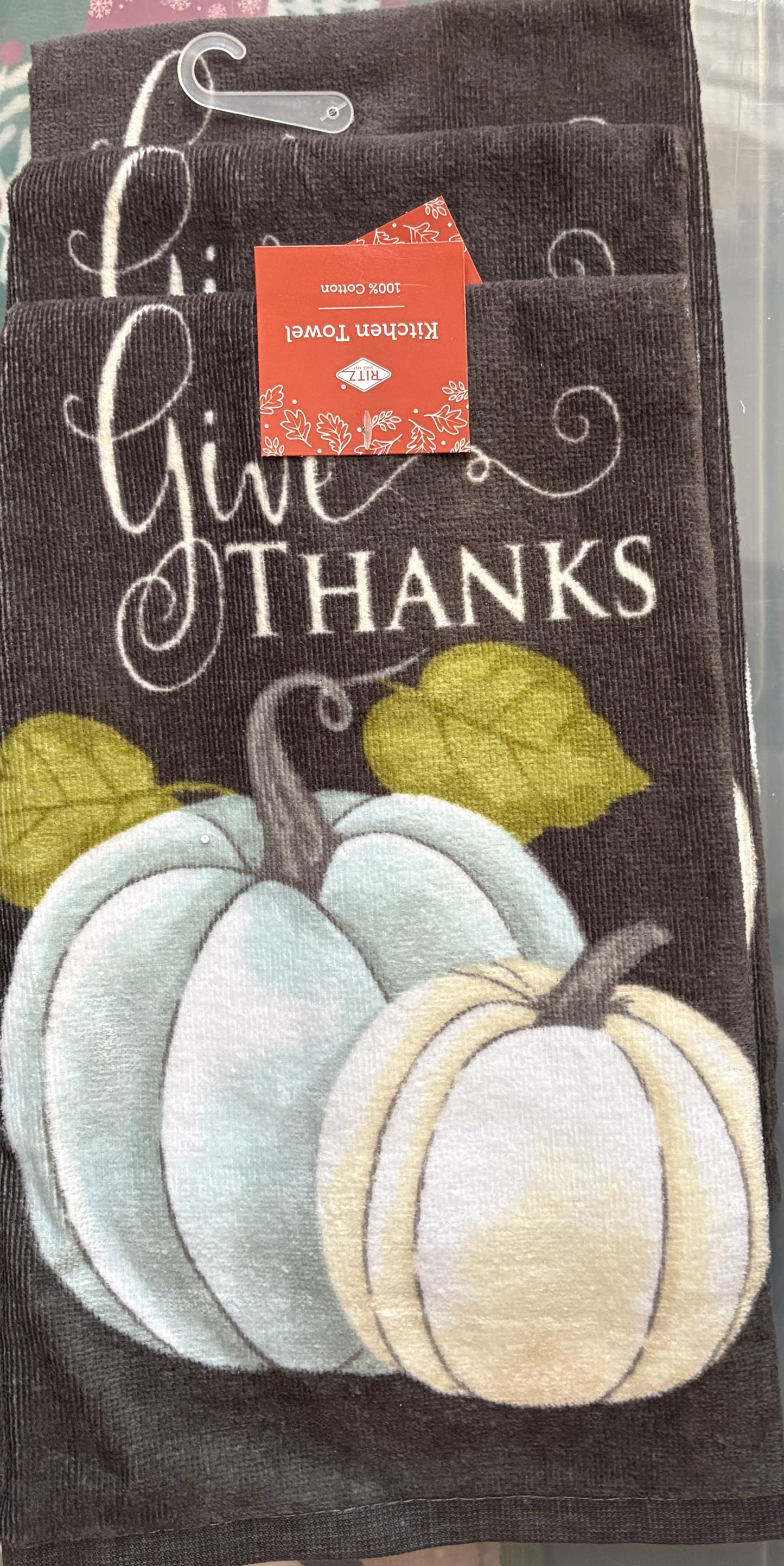 Updated- Give Thanks Kitchen Towel- $6 or 10/$50 (Mix & Match)
