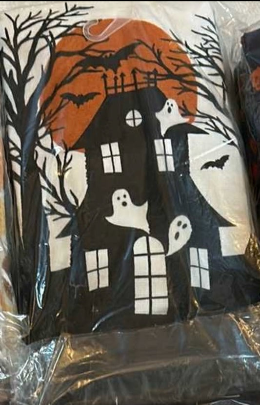 Haunted House kitchen towel- $10 or 3/$25 (mix and match)