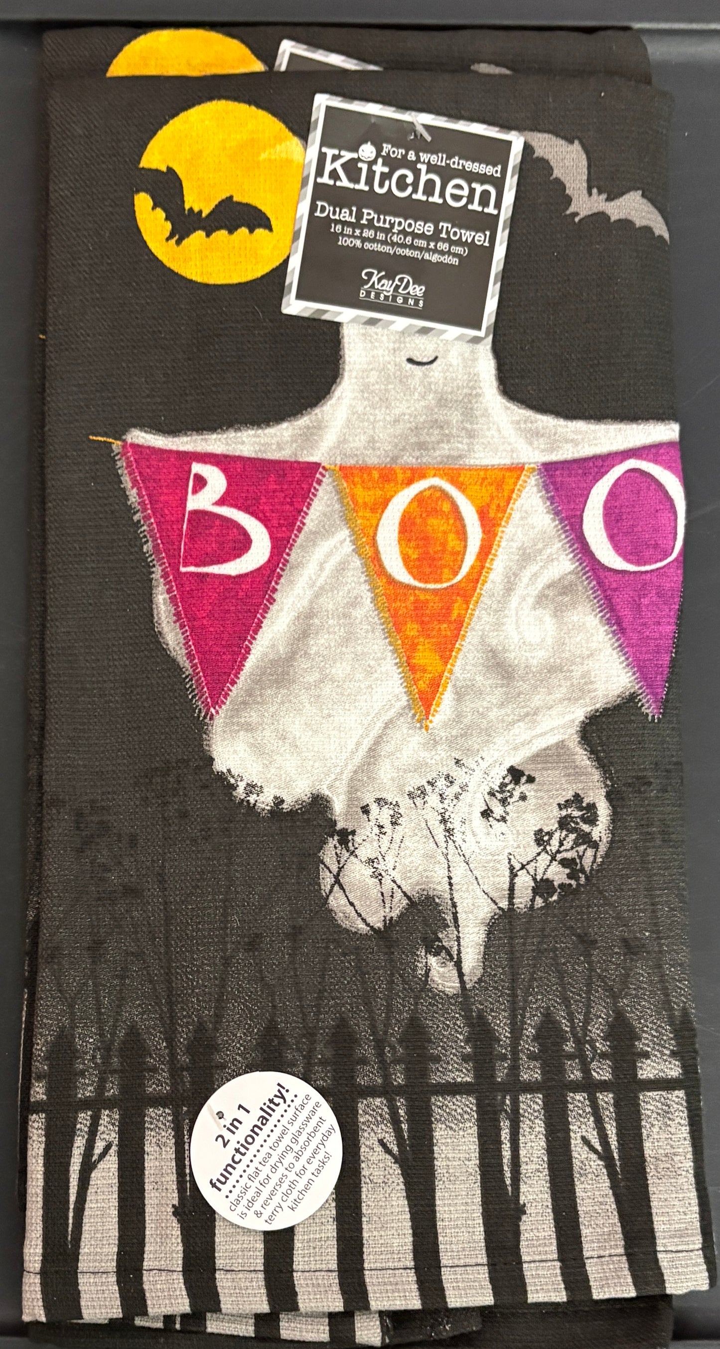 Updated- Boo Kitchen Towel- $6 or 10/$50 (Mix & Match)