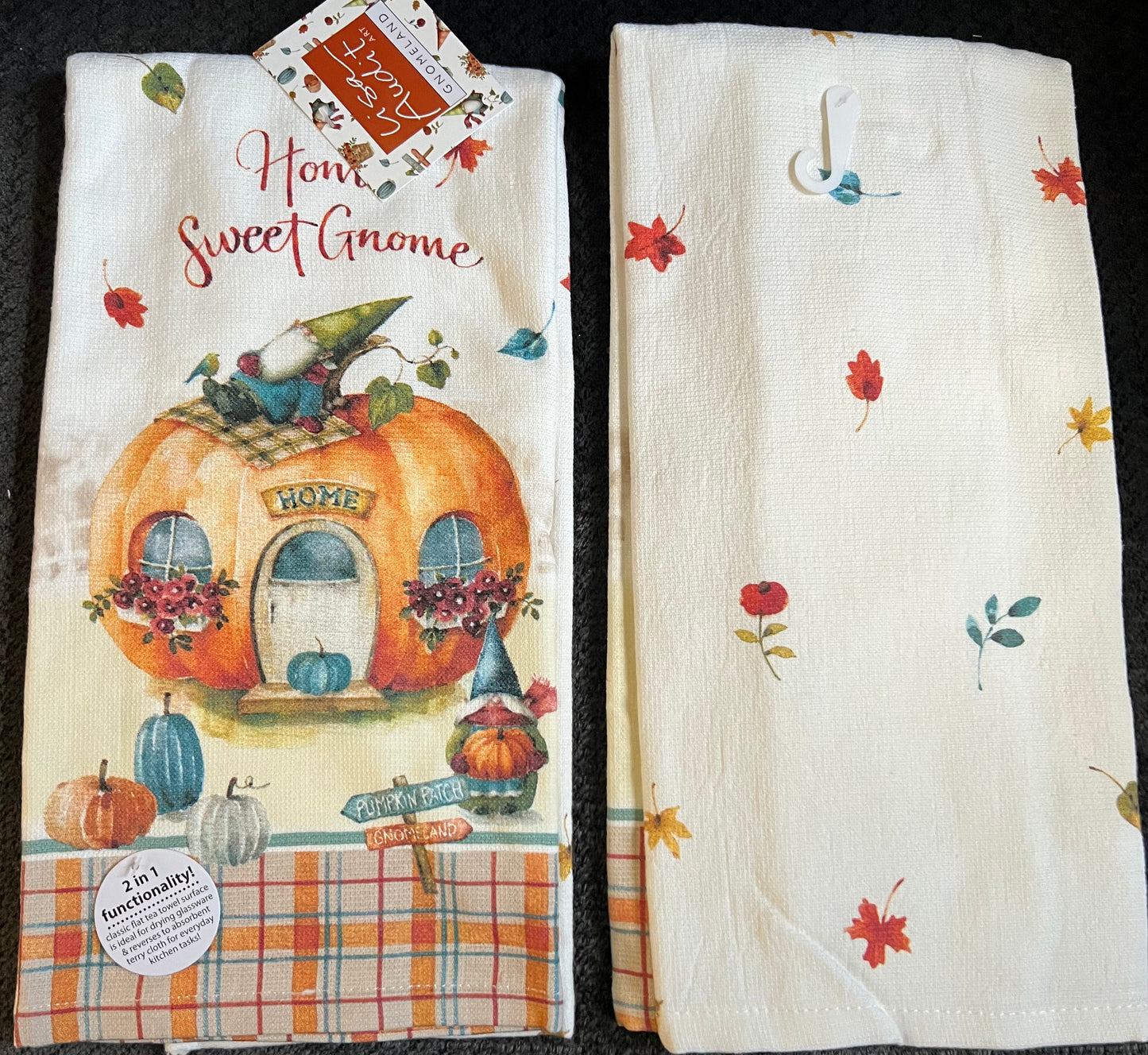 Home Sweet Gnome kitchen Towel- $10 or 3/$25(mix and match)