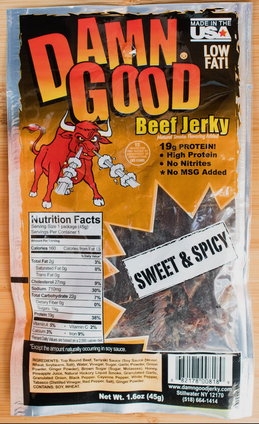 1.6 oz. Sweet & Spicy Beef Jerky