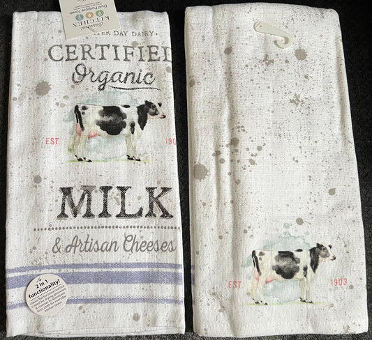 Cow kitchen towel- $10 or 3/$25 (mix and match)